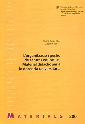 L'organització i gestió de centres educatius