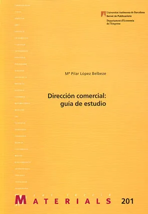 Dirección comercial: guía de estudio
