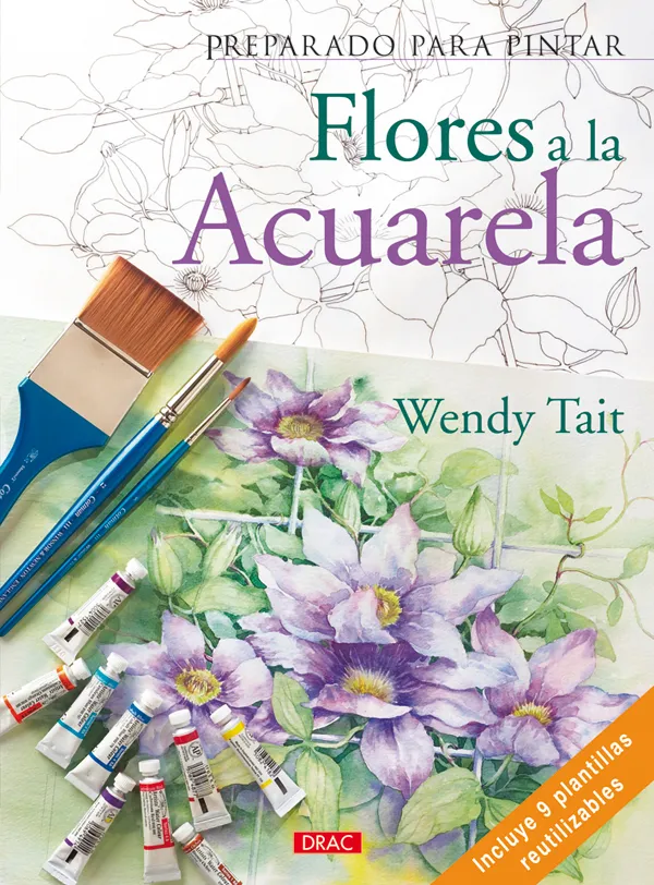 PREPARADO PARA PINTAR. FLORES A LA ACUARELA