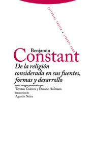 DE LA RELIGION CONSIDERADA EN SUS FUENTES FORMAS