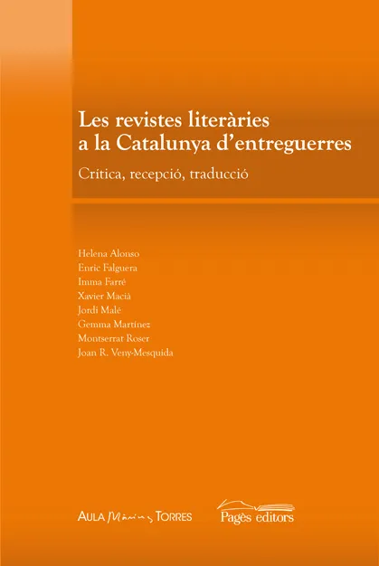 REVISTES LITERARIES DE LA CATALUNYA D'ENTREGUERRES
