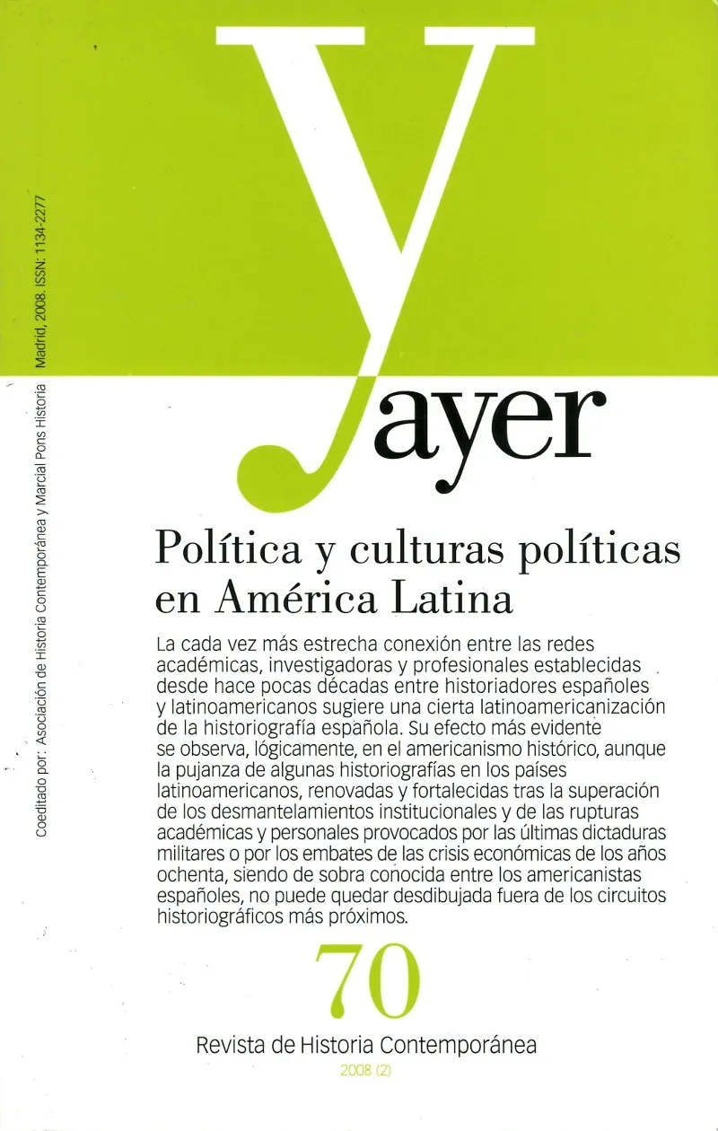 POLITICA Y CULTURAS POLITICAS EN AMERICA LATINA