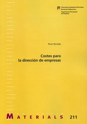 Costes para la dirección de empresas