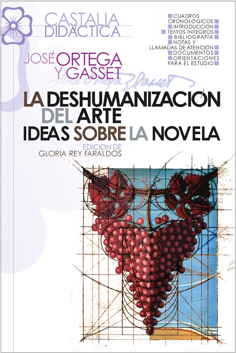 deshumanización del arte. Ideas sobre la novela, La