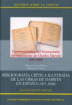 BIBLIOGRAFIA CRITICA DE LAS OBRAS DE DARWIN EN ESP