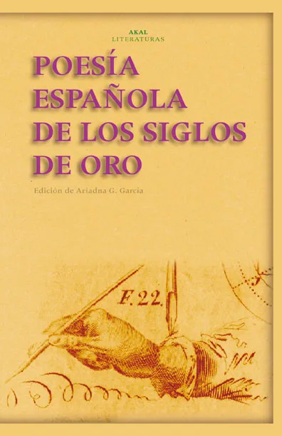 POESIA ESPAÑOLA DE LOS SIGLOS DE ORO