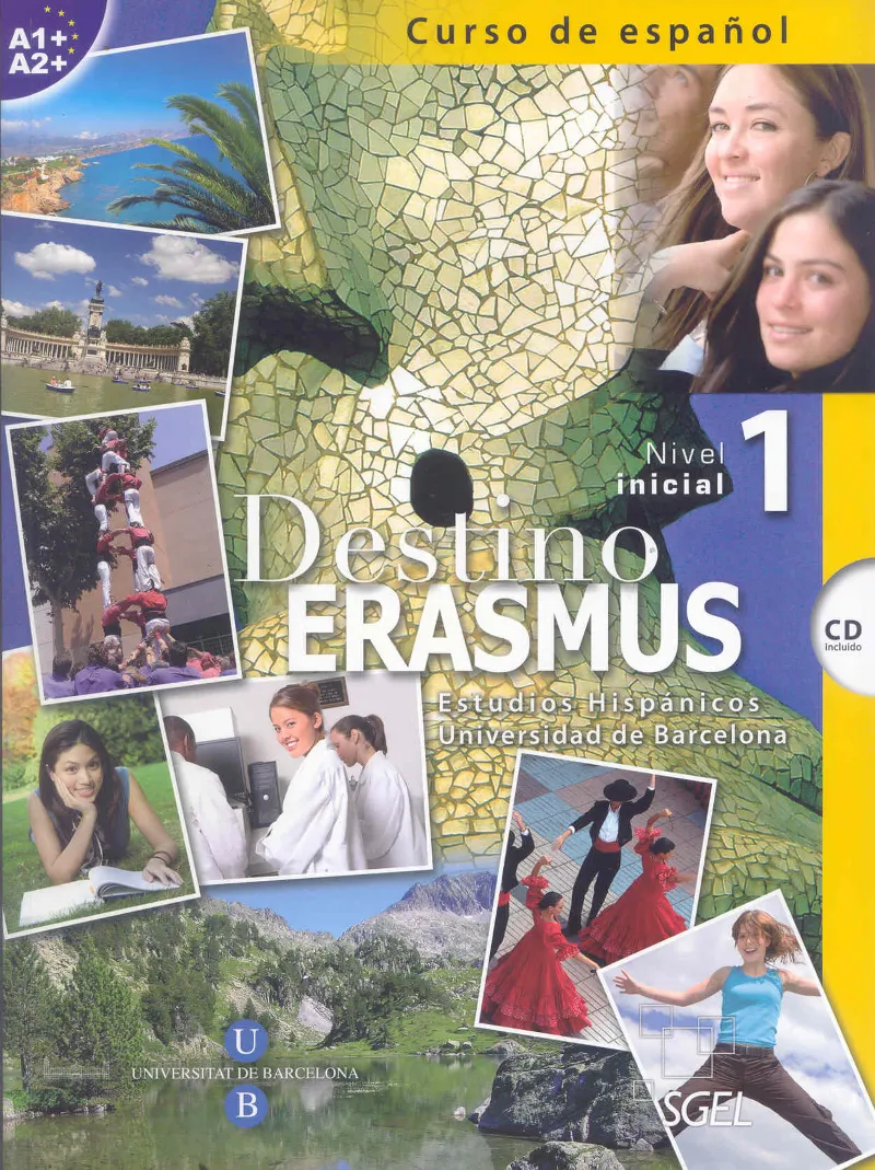 DESTINO ERASMUS INICIAL A1A2 ALUMNO+EJERCICIOS+CD