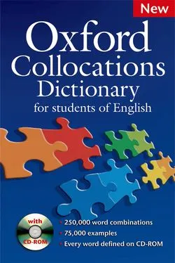 OXFORD COLLOCATIONS DICTIONARY FOR STUDENTS