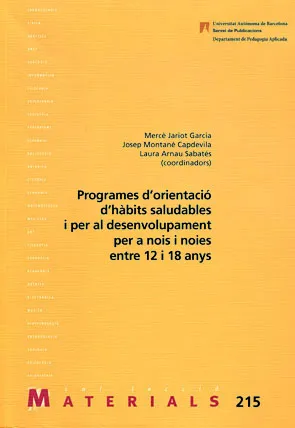 Programes d’orientació d’hàbits saludables i per al desenvolupament per a nois i noies entre 12 i 18 anys