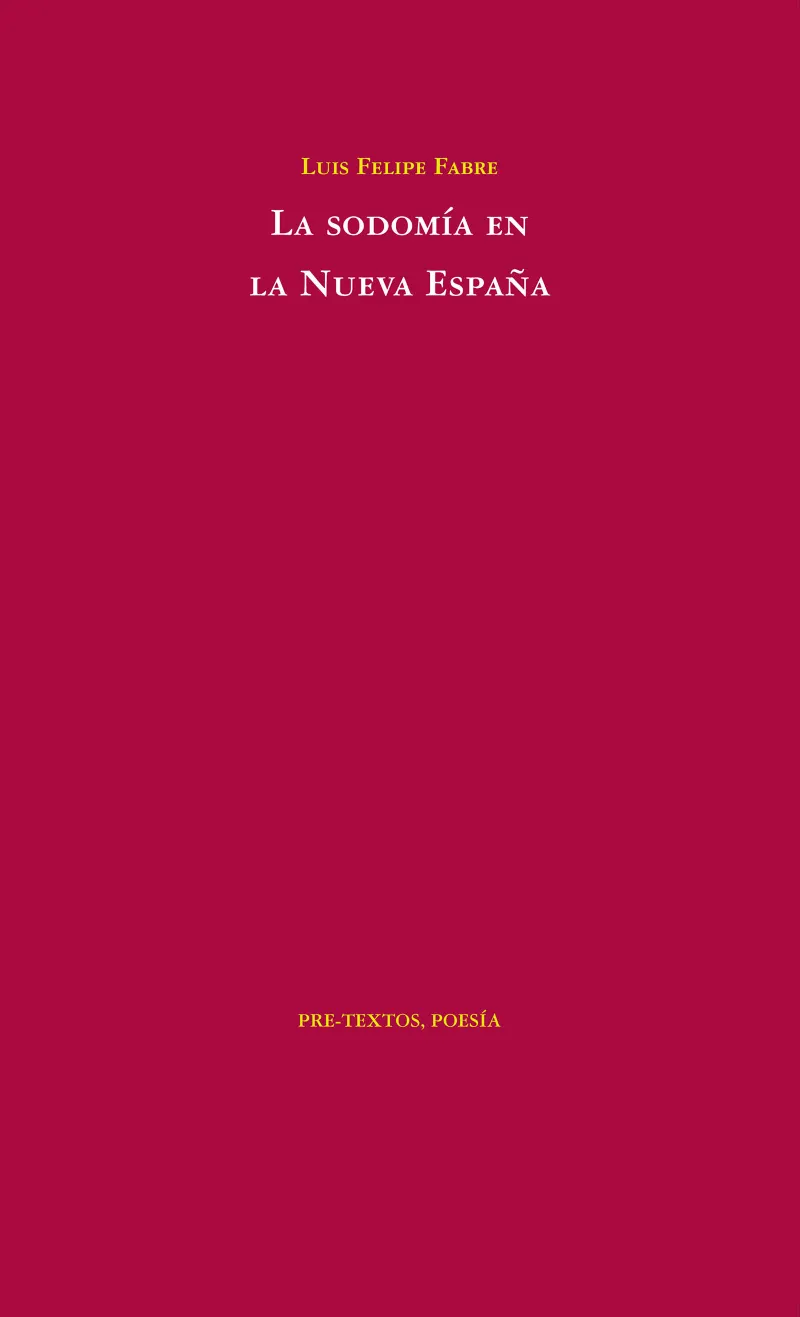 La sodomía en la Nueva España