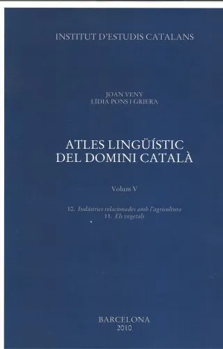ATLES LINGUISTIC DEL DOMINI CATALA -VOLUM V-