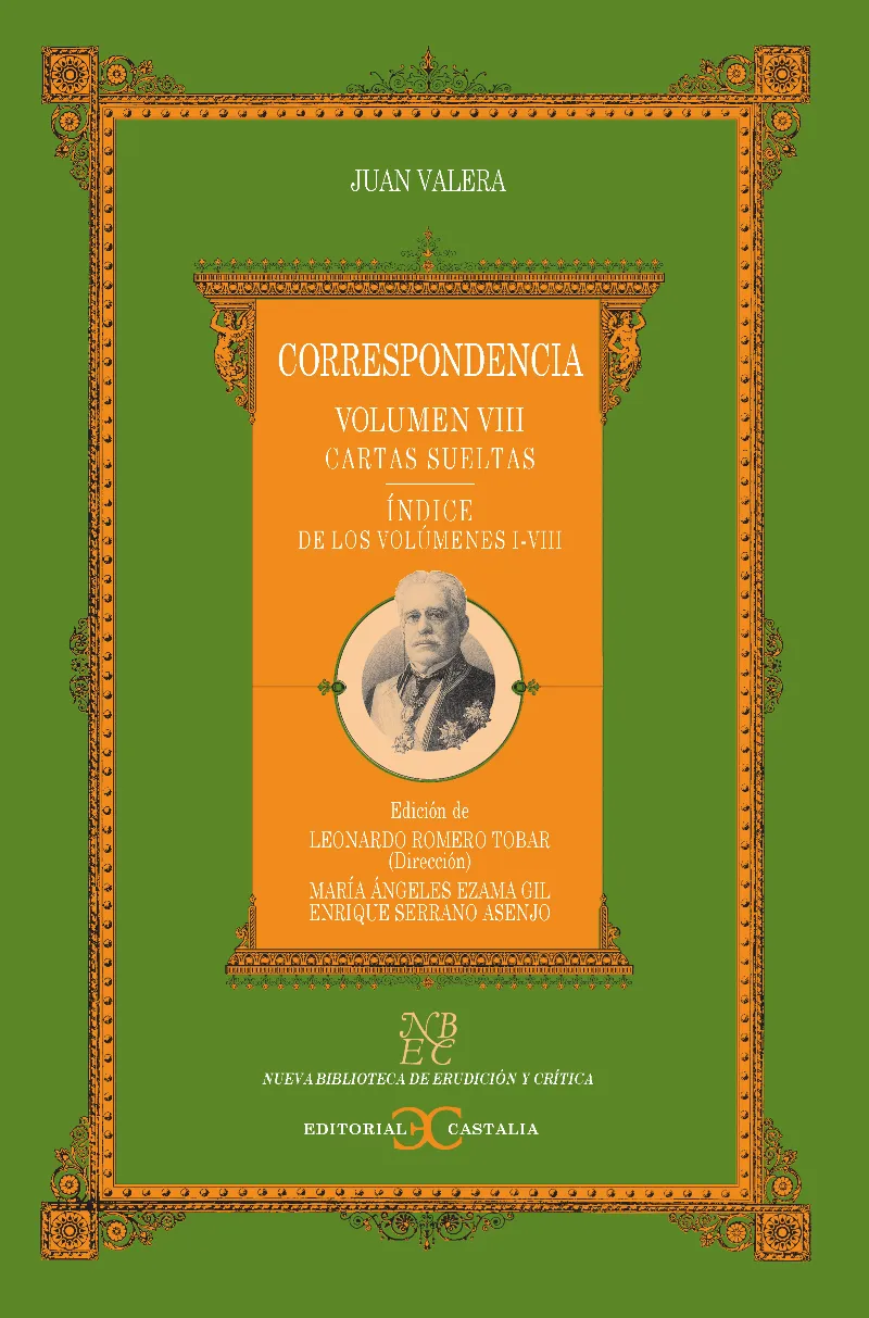 Correspondencia. Vol. VIII. Cartas sueltas. Índice de los volúmenes I-VII.