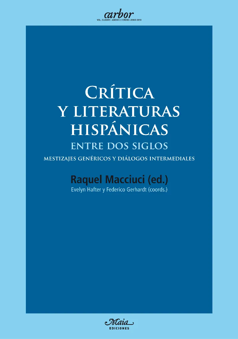 CRITICA Y LITERATURAS HISPANICAS
