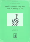 Manual de Marina de Josep Serra, Notari de Mataró (1774-1775)