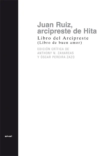 LIBRO DEL ARCIPESTRE (LIBRO DEL BUEN AMOR)