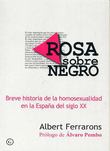 ROSA SOBRE NEGRO