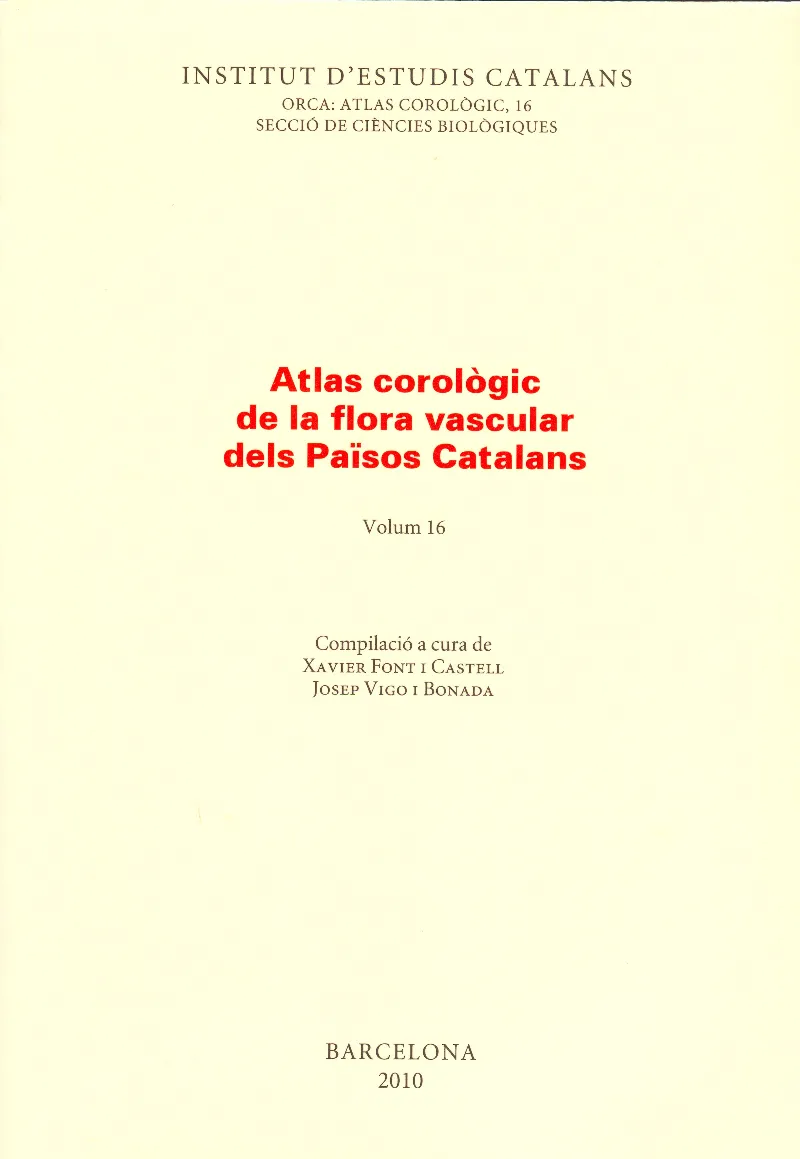 Atlas corològic de la flora vascular dels Països Catalans