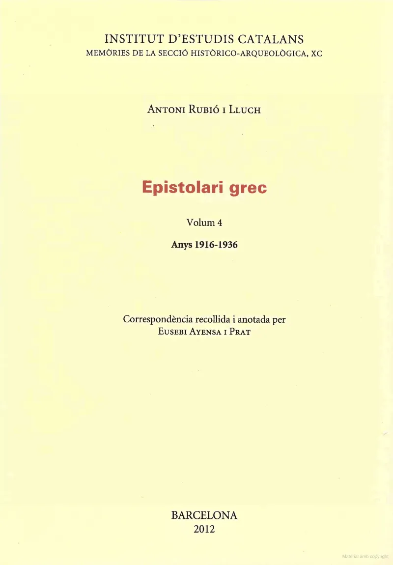 Epistolari grec