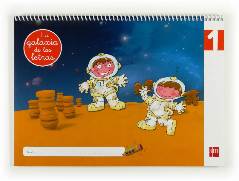 LECTOESCRITURA LA GALAXIA DE LAS LETRAS 3 AÑOS NIVEL 1 PAUTA 12