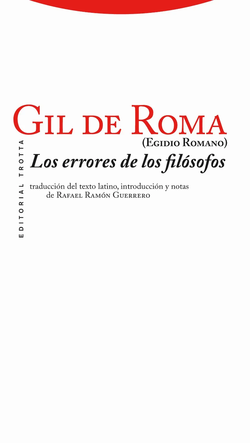 ERRORES DE LOS FILOSOFOS,LOS