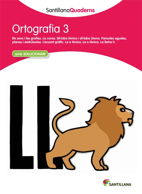 ORTOGRAFIA 3 -AMB SOLUCIONARI-