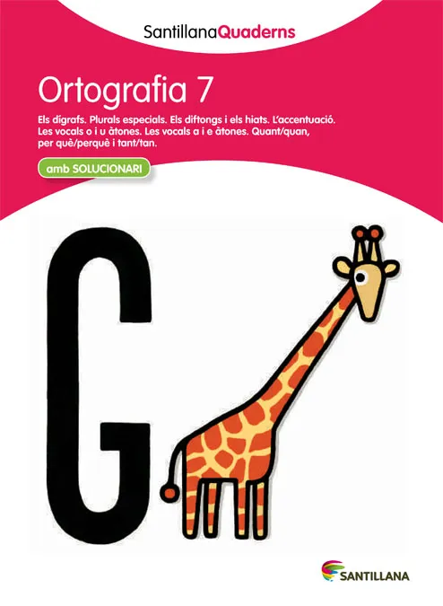 ORTOGRAFIA 7 -AMB SOLUCIONARI-