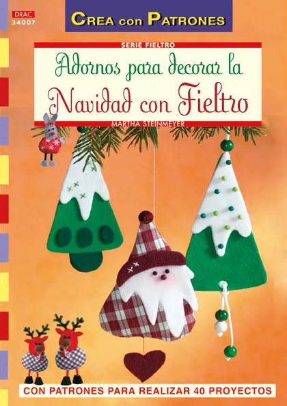 Adornos para decorar la casa en Navidad con fieltro