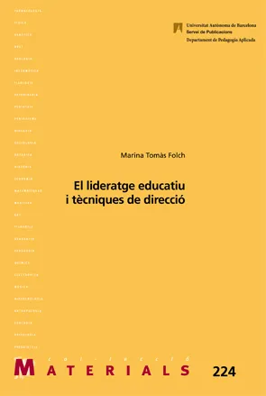 LIDERATGE EDUCATIU I TECNIQUES DE DIRECCIO,EL