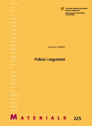 POLICIA I SEGURETAT...............+NO ES POT TORNAR...........