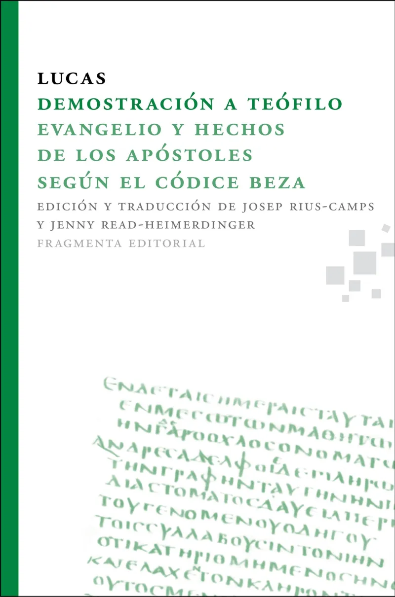 DEMOSTRACION A TEOFILO -EVANGELIO Y HECHOS DE