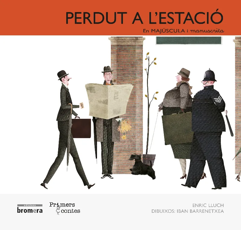 PERDUT A L’ESTACIÓ-MAJÚSCULA-MANUSCRITA