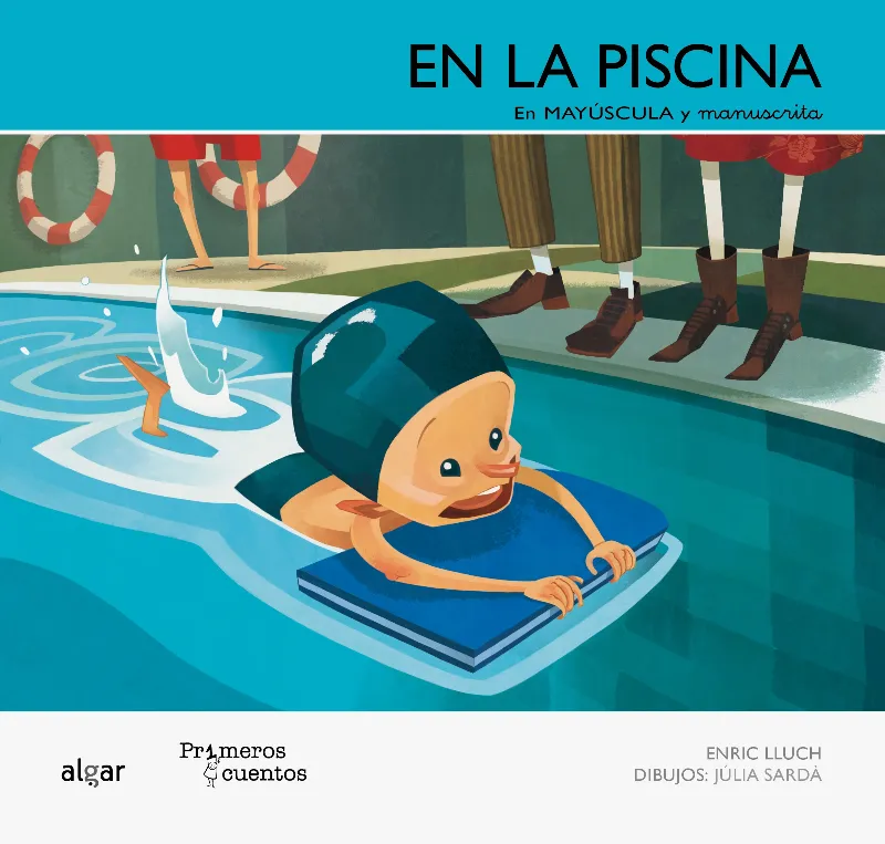 EN LA PISCINA-MAY Y MANUSCRITA