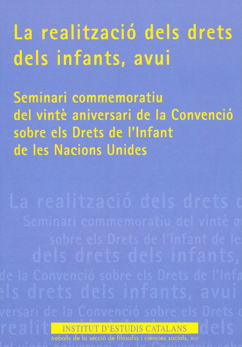 La Realització dels drets dels infants, avui