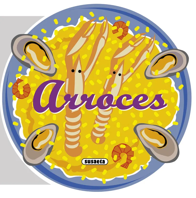 ARROCES -TAPA DURA- LLIBRE AMB FORMA DE PAELLA