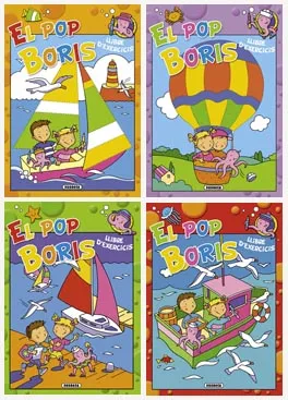 El pop Boris, llibre d'exercicis (4 títols)