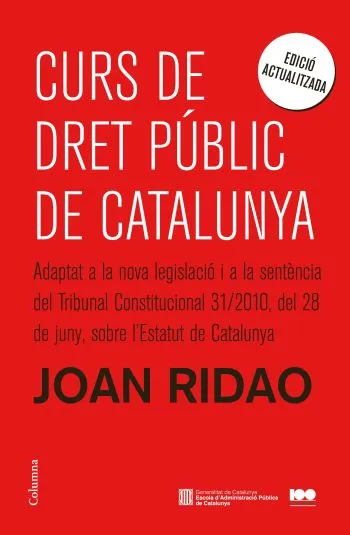 CURS DE DRET PUBLIC DE CATALUNYA -ED.ACTUALITZADA