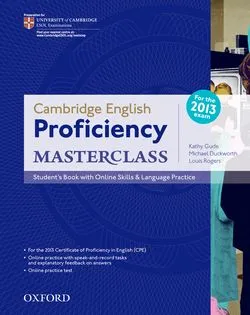 PROFICIENCY CPE MASTERCLASS STUDENT S BOOK W ITH ONLINE PRACTICE