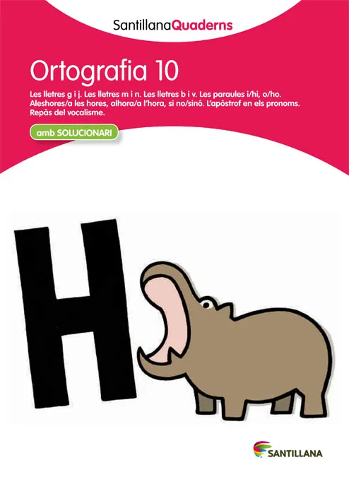 ORTOGRAFIA 10 -AMB SOLUCIONARI-