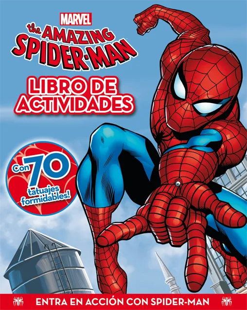 SPIDER-MAN -LIBRO DE ACTIVIDADES CON TATUAJES-