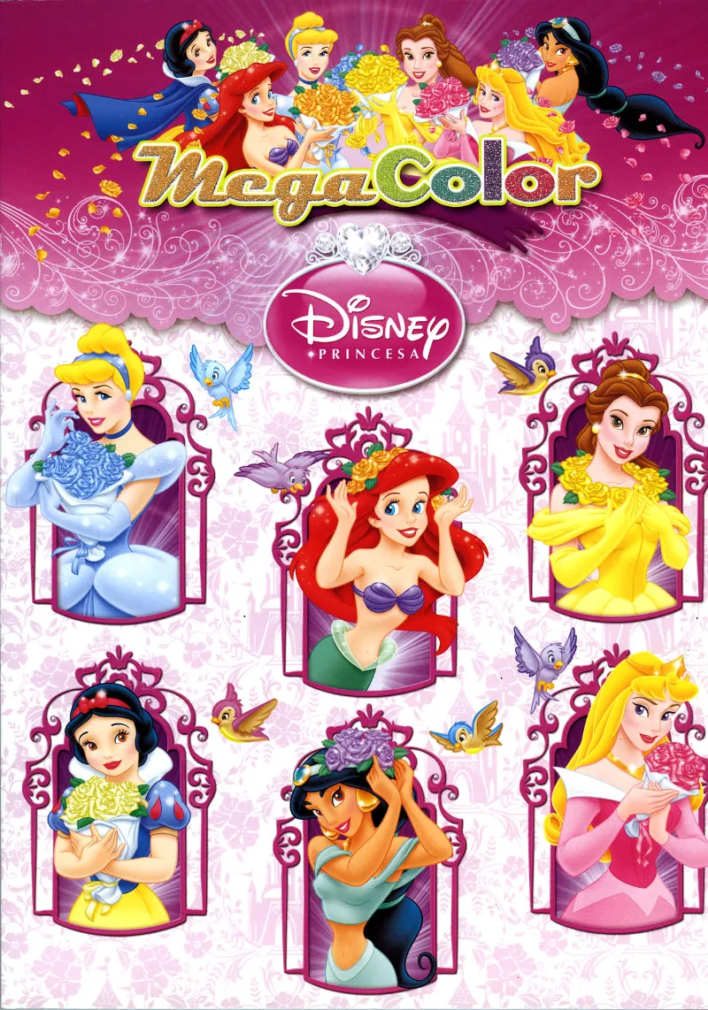 PRINCESAS DISNEY -MEGACOLOR-