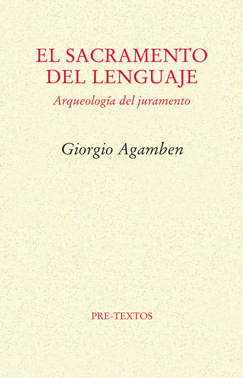 El sacramento del lenguaje