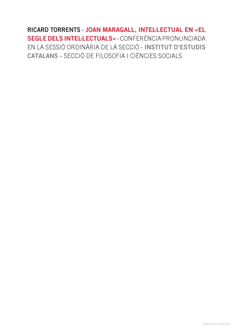 Joan Maragall, intel·lectual en «el segle dels intel·lectuals»