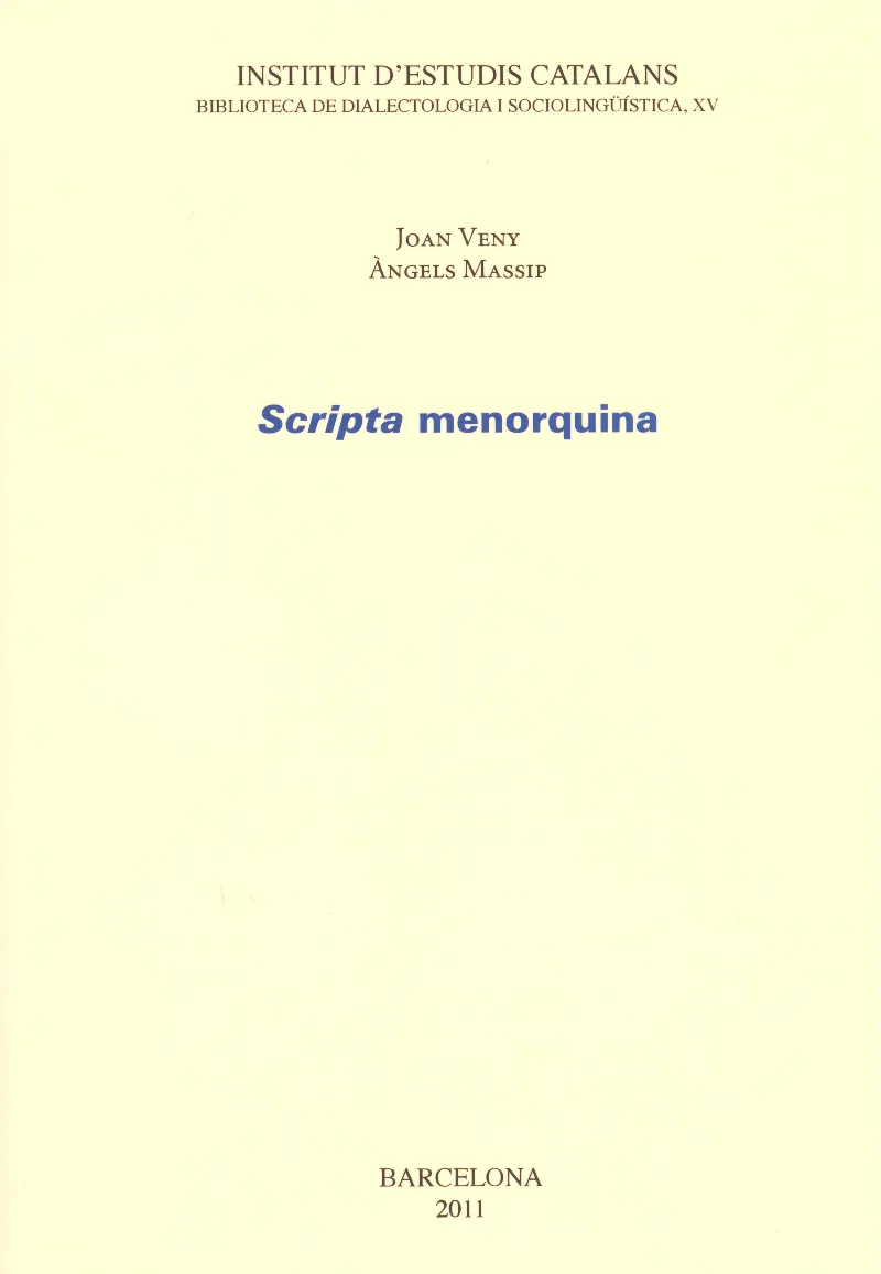 Scripta menorquina