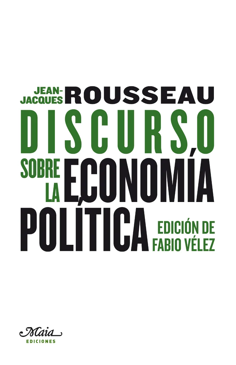 DISCURSO SOBRE LA ECONOMIA POLITICA