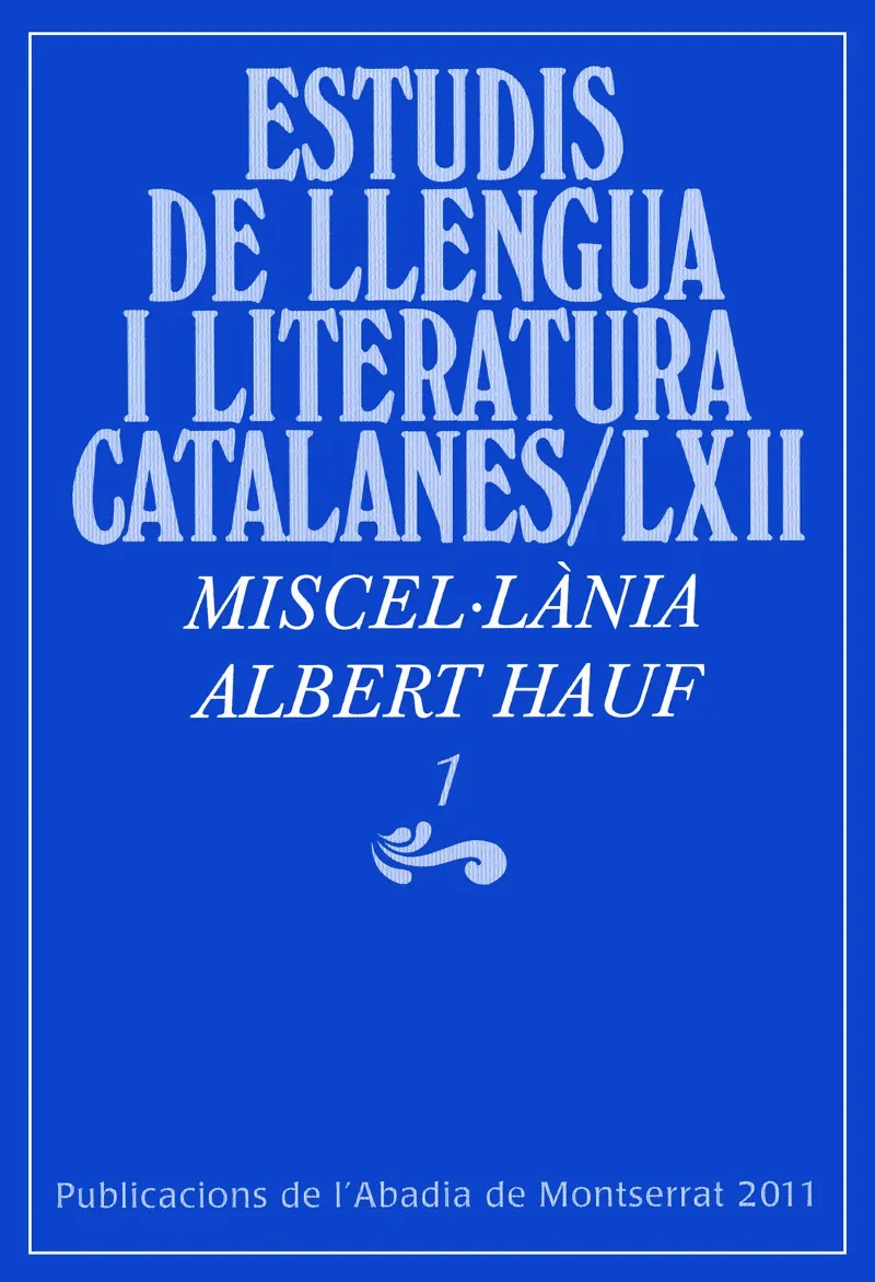 MISCEL.LANIA ALBERT HAUF 1