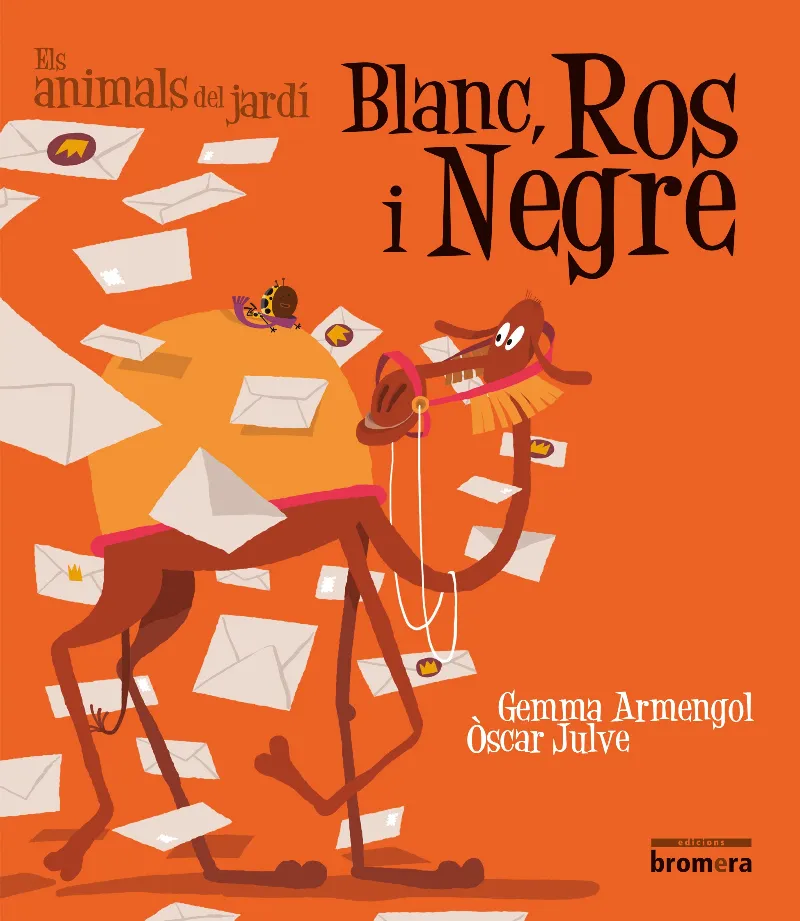 BLANC ROS I NEGRE - LLETRA D'IMPREMTA -