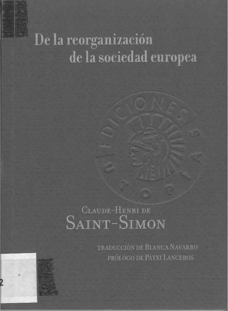 DE LA ORGANIZACION DE LA SOCIEDAD EUROPEA