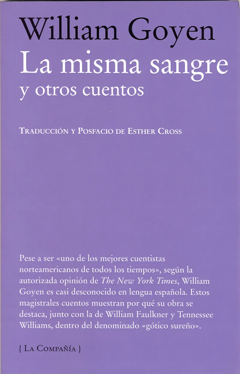 MISMA SANGRE Y OTROS CUENTOS, LA