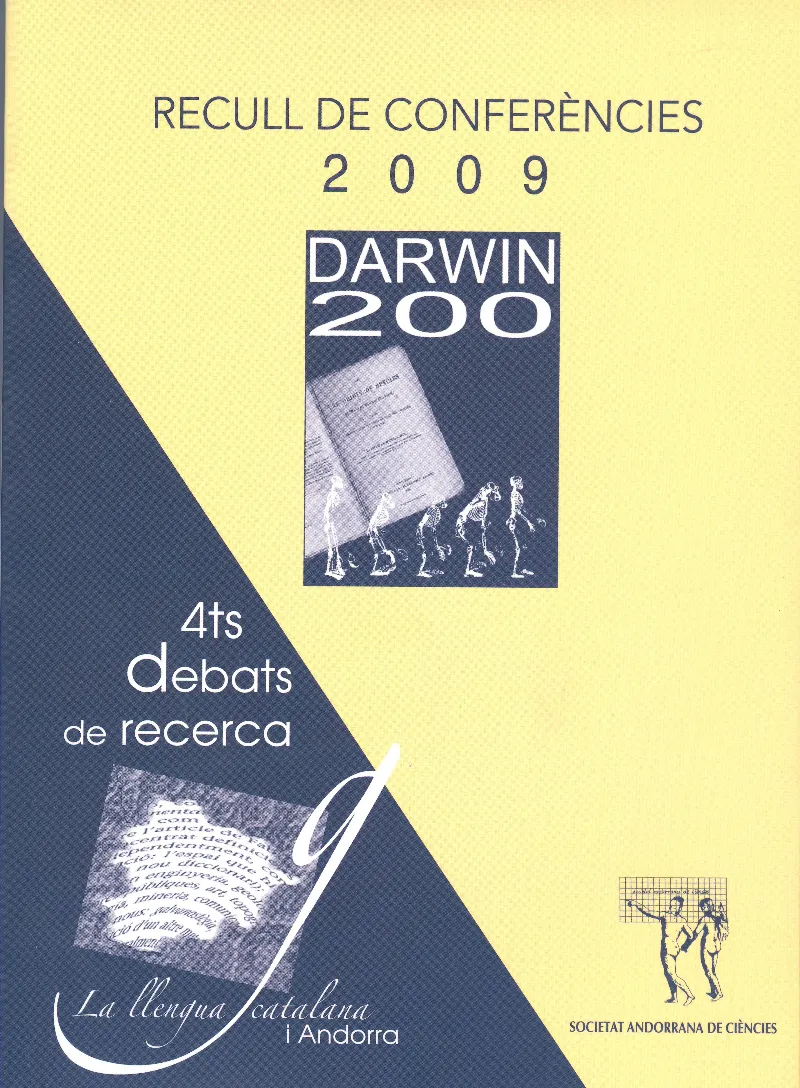 Recull de conferències 2009 : 200 anys del naixement de Darwin i 150 de "L'origen de les especies"