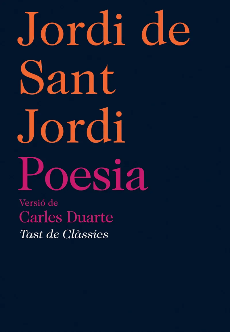 JORDI DE SANT JORDI POESIA CARLES DUARTE